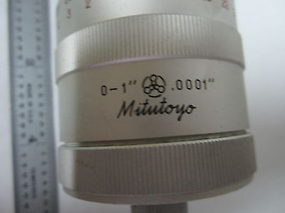 MICROSCOPE PART MITUTOYO 152-391 STAGE MICROMETER AS IS BIN#R9-02