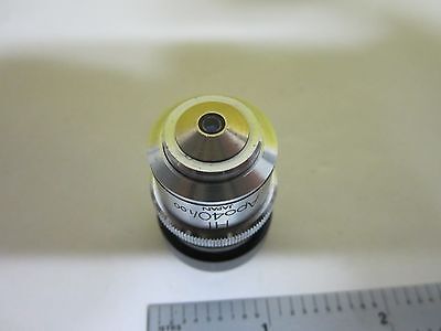 MICROSCOPE PART OLYMPUS JAPAN OBJECTIVE APO HI 40X NICE OPTICS AS IS BIN#T8-17