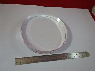 OPTICAL FLAT FUSED SILICA 4" DIAMETER 1/10 WAVELENGTH OPTICS NICE #51-A-21