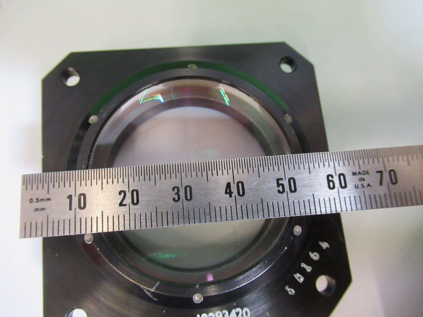 OPTICAL MIL SPEC PL-CC MOUNTED LENS OPTICS AS PICTURED W9-A-24