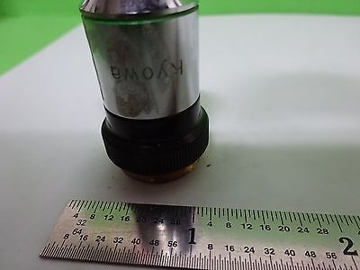 FOR PARTS MICROSCOPE KYOWA M40 OBJECTIVE  JAPAN OPTICS BIN#K1-M-10