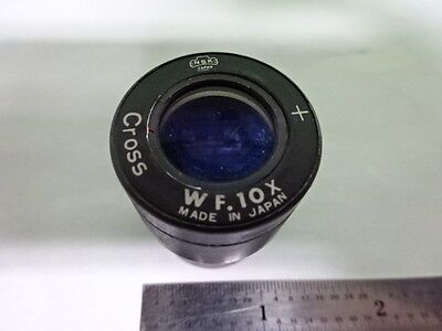 MICROSCOPE PART EYEPIECE OCULAR NSK WF 10X CROSS JAPAN OPTICS AS IS B#AC-F-02