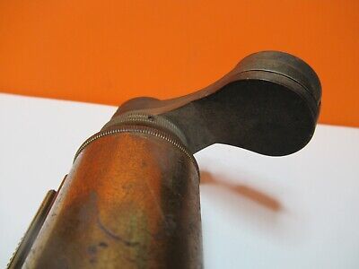 ANTIQUE BAUSCH LOMB TUBUS NOSE BRASS 1890's MICROSCOPE PART AS PICTURED &17-A-62