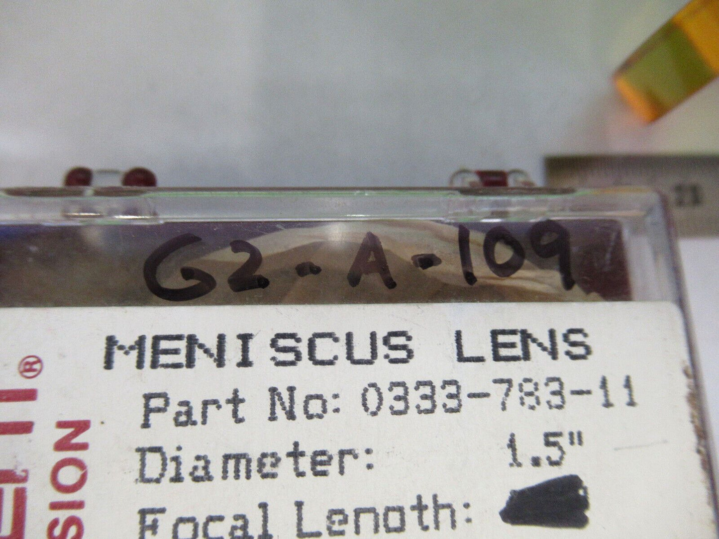 OPTICAL ZINC SELENIDE ZnSe LENS INFRARED LASER OPTICS AS PICTURED G2-A-109