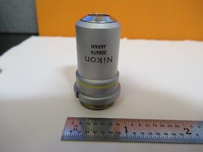 NIKON JAPAN OPTICS 10X OBJECTIVE MICROSCOPE PART AS PICTURED &1E-C-70