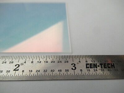 GOOD OPTICAL MIL SPEC COATED BK7 GLASS SHEET LASER OPTICS AS PICTURED &4B-FT-10