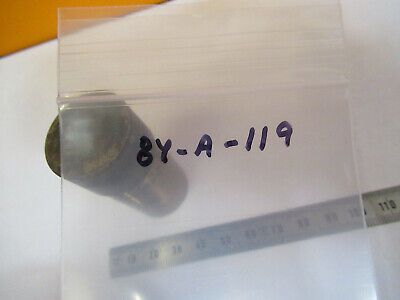 EMPTY BAUSCH LOMB BRASS OBJECTIVE CANISTER MICROSCOPE PART AS PICTURED 8Y-A-119