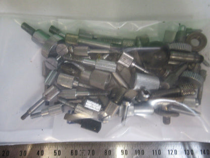 LOT ASSORTED SCREWS MULTIPLE SCOPES MICROSCOPE PART AS PICTURED #W5-B-39