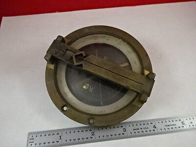 ANTIQUE BRASS COMPAS COMPASS  BRUJULA AS IS #Q5-A-06-B