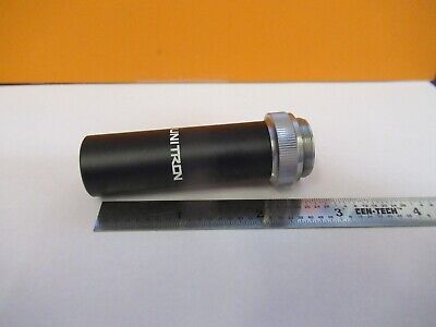 UNITRON JAPAN LWD 5X LONG OBJECTIVE MICROSCOPE PART OPTICS AS PICTURED &85-B-85