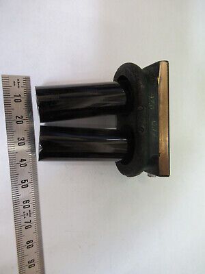 ANTIQUE BAUSCH LOMB STEREO OBJECTIVE RARE MICROSCOPE  PART AS PICTURED &Z1-A-05