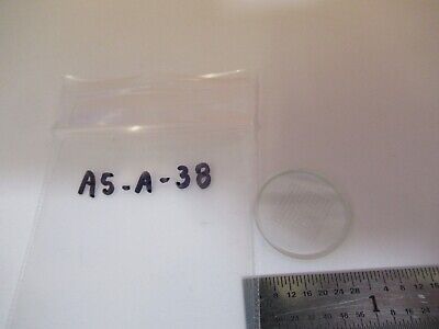 OPTICAL RETICLE SQUARE GRID INSERT OPTICS MICROSCOPE PART AS PICTURED &A5-A-38