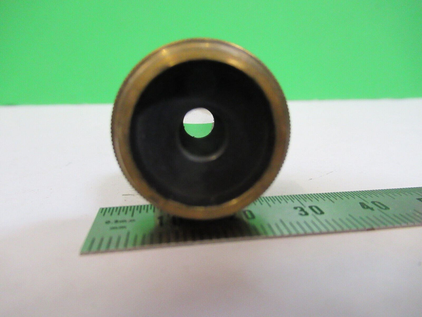 ANTIQUE BRASS LEITZ OBJECTIVE "6" 45X MICROSCOPE PART AS PICTURED 12-DT-FD-16