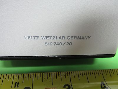 MICROSCOPE HEAD 512740/20 ERGONOMICS LEITZ WETZLAR GERMANY OPTICS BIN#MAZ