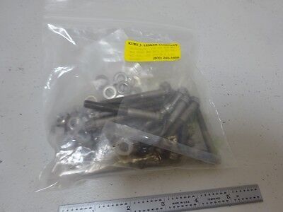 HIGH VACUUM KUST LESKER LOT SCREWS NUTS AS IS BIN#N8-H-12