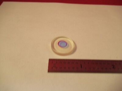 OPTICAL FLAT COATED CENTER LENS ZERODUR RING LASER GYRO PART PRO OPTICS &84-B-39