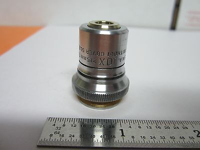 MICROSCOPE OBJECTIVE BAUSCH LOMB 10X OPTICS BIN#B3-D-04