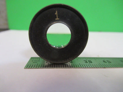 ANTIQUE ERNST LEITZ WETZLAR EYEPIECE "1" MICROSCOPE PART AS PICTURED #G2-A-59