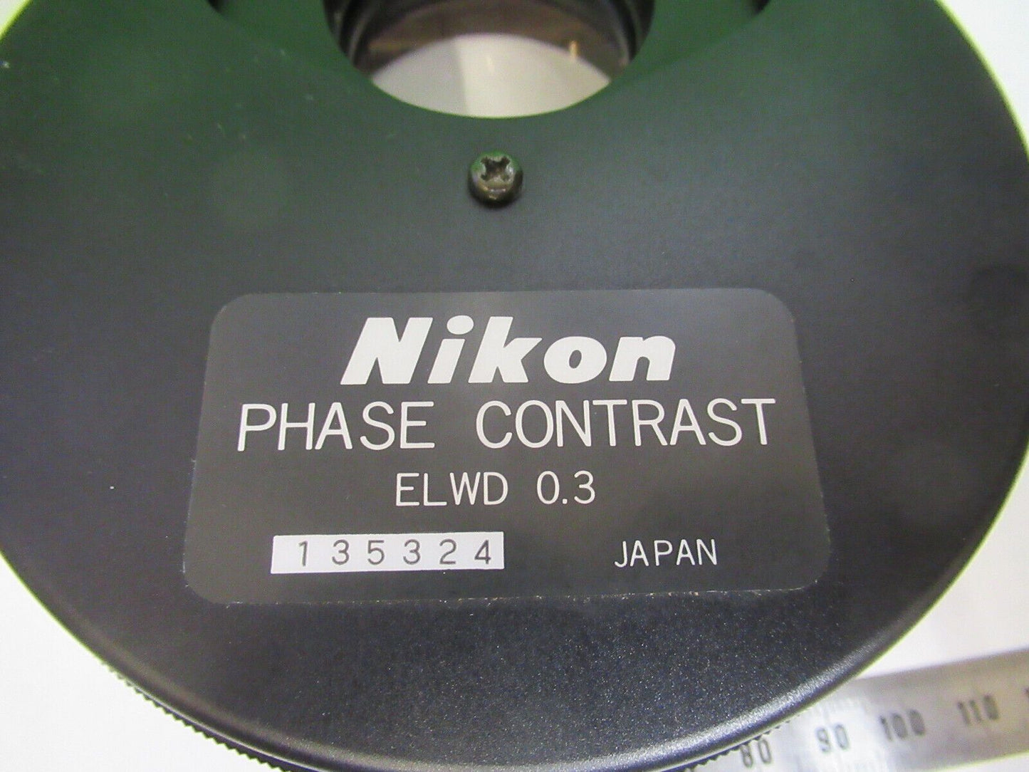 NIKON JAPAN ELWD DARK PHASE CONDENSER OPTICS MICROSCOPE PART AS PICTURE &R2-B-15