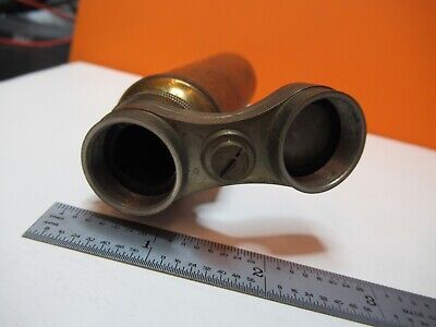 ANTIQUE BAUSCH LOMB TUBUS NOSE BRASS 1890's MICROSCOPE PART AS PICTURED &17-A-62