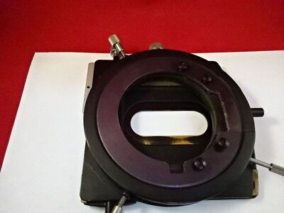 WILD M20 SWISS POL STAGE ROTATABLE TABLE MICROSCOPE PART OPTICS AS IS &94-A-07