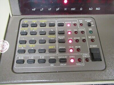 GENRAD GENERAL RADIO 1659 RLC DIGIBRIDGE ELECTRONIC METER AS PICTURED &TC-4