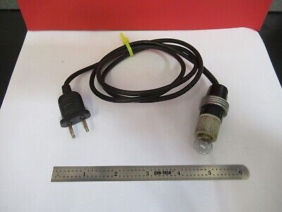 LEITZ WETZLAR GERMANY LAMP CABLE ASSEMBLY MICROSCOPE PART AS PICTURED &Q1-A-16