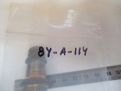 ANTIQUE BRASS LEITZ WEZLAR OBJECTIVE LENS MICROSCOPE PART AS PICTURED &8Y-A-114