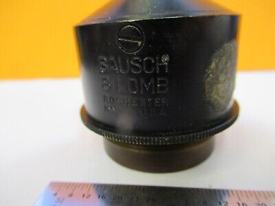 BAUSCH LOMB ANTIQUE HEAD PRISM MICROSCOPE PART OPTICS AS PICTURED &85-B-69