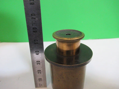 ANTIQUE BRASS RARE UK ENGLAND EYEPIECE MICROSCOPE PART AS PICTURED P2-B-26