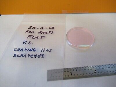 FOR PARTS OPTICAL OPTICAL FLAT ROUND FUSED SILICA OPTICS AS PICTURED &3K-A-13