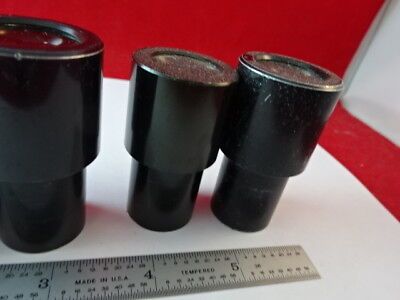 for parts LOT EYEPIECES OPTICAL AO BL MICROSCOPE PART OPTICS AS IS #54-A-11