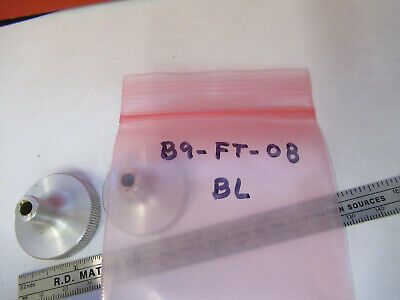 BAUSCH LOMB SET of ALUMINUM KNOBS MICROSCOPE PART AS PICTURED &B9-FT-08