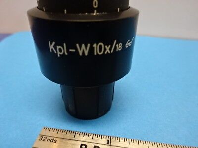 ZEISS GERMANY EYEPIECE OCULAR 464046 KPL 10X MICROSCOPE PART OPTICS &90-A-06