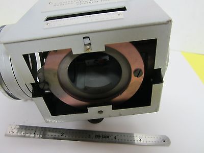 LEITZ WETZLAR GERMANY ORTHOLUX LAMP HOUSING MICROSCOPE OPTICS AS IS BIN#H1-03