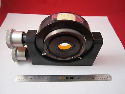 OPTICAL ORIEL MOUNT LASER OPTICS rotation tilt fixture iii BIN#PMEL