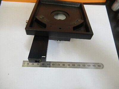 UNITRON JAPAN XY STAGE BRASS HEAVY TABLE MICROSCOPE PART AS PICTURED #P4-B-27