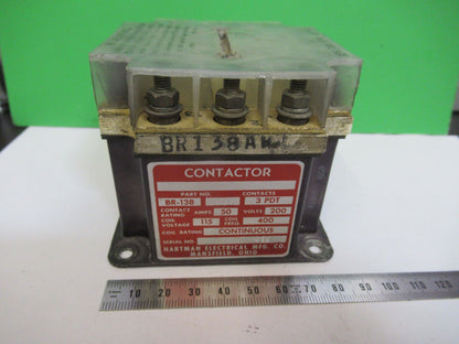 HARTMAN ELECTRIC RELAY BR138ART CONTACTOR AIRCRAFT PART AS PICTURED #H2-A-32