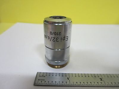 MICROSCOPE PART REICHERT AUSTRIA EPI 32X OBJECTIVE OPTICS AS IS BIN#T9-06