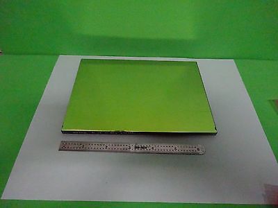 LARGE OPTICAL RECTANGULAR MIL SPEC  MIRROR LASER OPTICS AS IS BIN#Y3-30