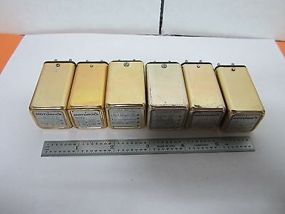 LOT 6 EA MOTOROLA QUARTZ CRYSTAL FREQUENCY CONTROL RADIO AS IS BIN#K6-04