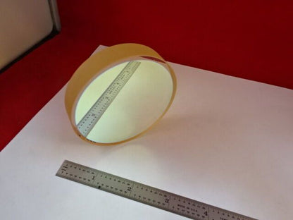 FLAT OPTICAL  ZERODUR  FLAT DICHROIC MIRROR OPTICS 3" DIAMETER AS IS #79-12