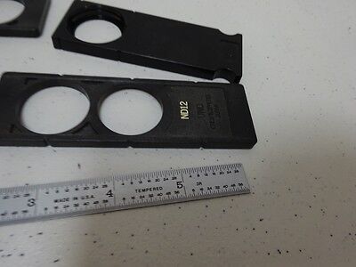 FOR PARTS MICROSCOPE EMPTY SLIDES FRAMES NIKON LEITZ for OPTICS AS IS BN#M8-C-08