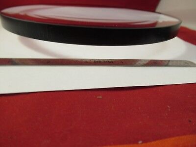 HUGE OPTICAL CONVEX CONCAVE LENS 7.5" DIAMETER GLASS THICK PRO OPTICS &M3-A-01