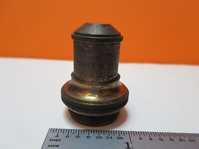 ANTIQUE BAUSCH LOMB BRASS OBJECTIVE 2/3 MICROSCOPE PART AS PICTURED &17-A-73B