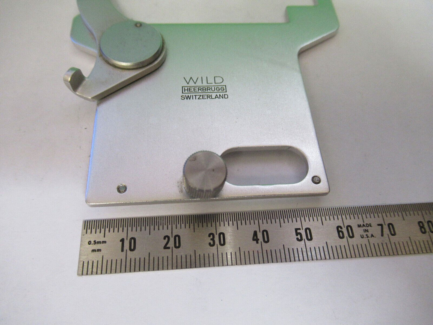 WILD M20 CLIP ASSEMBLY STAGE MICROSCOPE PART AS PICTURED &Z6-A-98