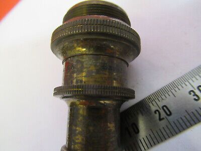 ANTIQUE BAUSCH LOMB "1/6" OBJECTIVE LENS MICROSCOPE PART AS PICTURED #aB7-A-14