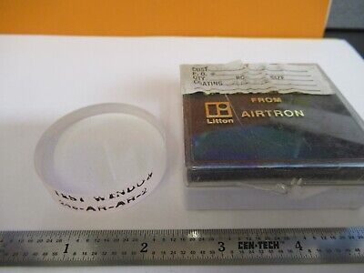 FOR PARTS OPTICAL COATED LENS UV ULTRAVIOLET OPTICS AS PICTURED &A3-B-34