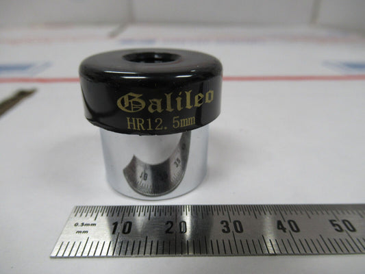 MICROSCOPE PART EYEPIECE GALILEO HR 12.5mm OPTICS LENS AS PICTURED &W7-B-50