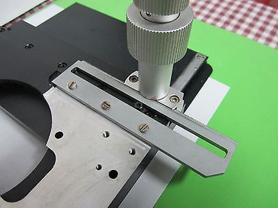 LEITZ WETZLAR GERMANY STAGE MICROMETER TABLE SPECIMEN MICROSCOPE OPTICS BN#N1-10